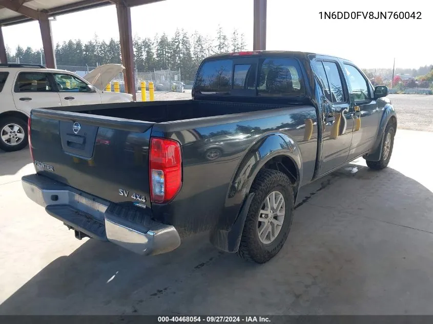 2018 Nissan Frontier Sv VIN: 1N6DD0FV8JN760042 Lot: 40468054