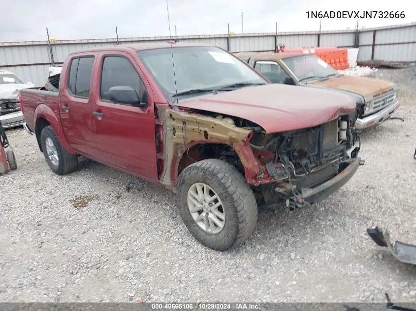 2018 Nissan Frontier Sv VIN: 1N6AD0EVXJN732666 Lot: 40665106