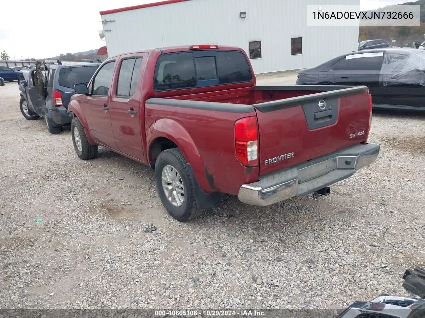 2018 Nissan Frontier Sv VIN: 1N6AD0EVXJN732666 Lot: 40665106