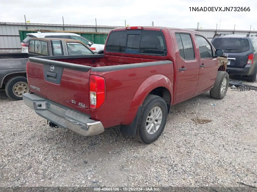 2018 Nissan Frontier Sv VIN: 1N6AD0EVXJN732666 Lot: 40665106