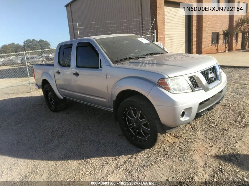 2018 Nissan Frontier S VIN: 1N6DD0ERXJN722154 Lot: 40683566