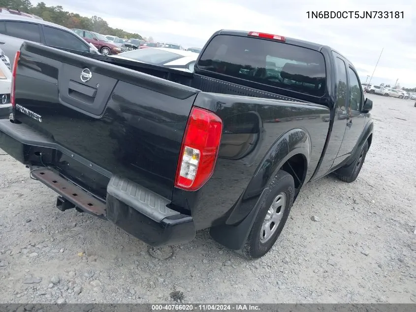 2018 Nissan Frontier S VIN: 1N6BD0CT5JN733181 Lot: 40766020