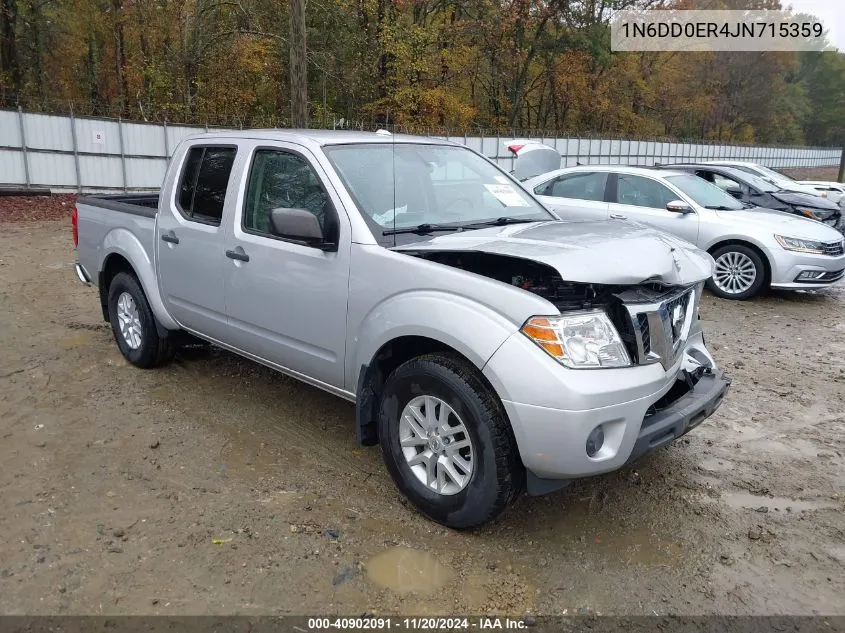 2018 Nissan Frontier Sv VIN: 1N6DD0ER4JN715359 Lot: 40902091