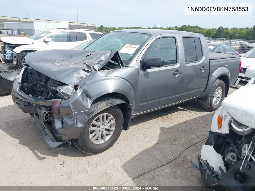 1N6DD0EV8KN758553 2019 Nissan Frontier Sv