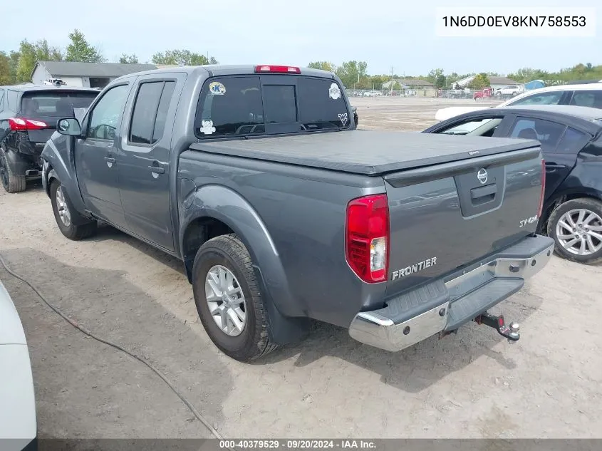 1N6DD0EV8KN758553 2019 Nissan Frontier Sv