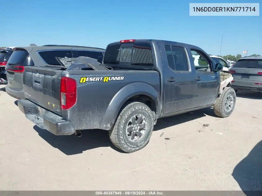 2019 Nissan Frontier Desert Runner VIN: 1N6DD0ER1KN771714 Lot: 40387949