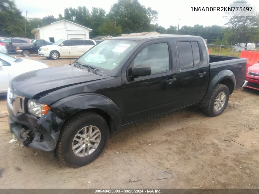 2019 Nissan Frontier Sv VIN: 1N6AD0ER2KN775497 Lot: 40425393