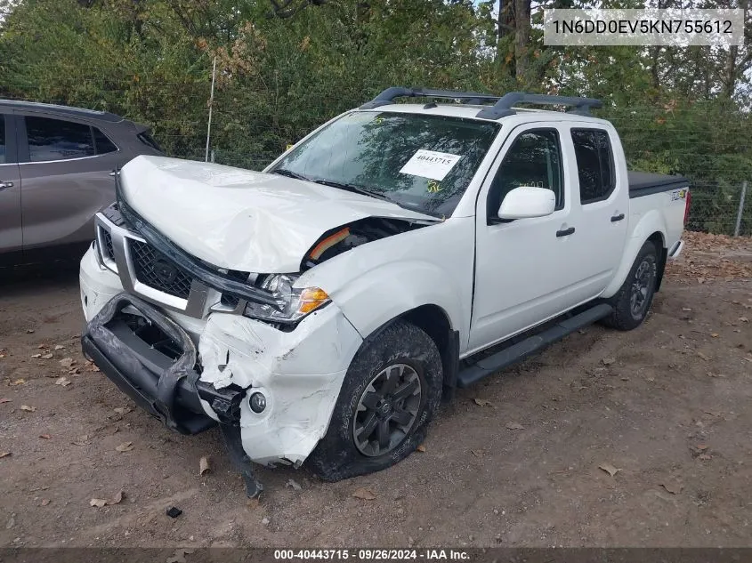 1N6DD0EV5KN755612 2019 Nissan Frontier Pro-4X