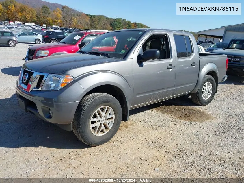 2019 Nissan Frontier Sv VIN: 1N6AD0EVXKN786115 Lot: 40702888