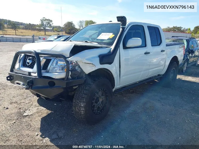 2019 Nissan Frontier Pro-4X VIN: 1N6AD0EVXKN796143 Lot: 40740757