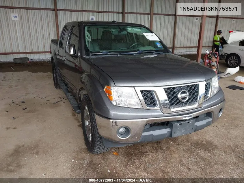 1N6AD0ER3KN753671 2019 Nissan Frontier Sl