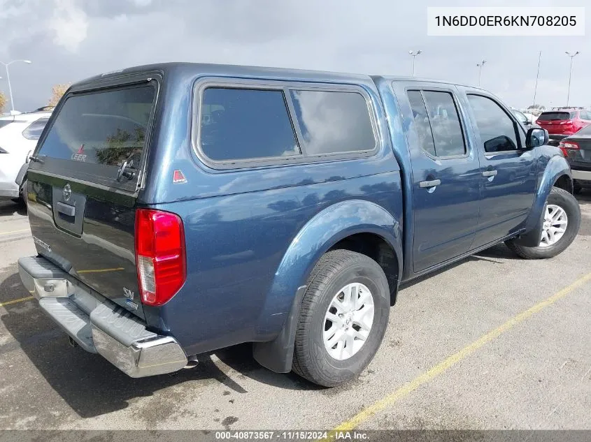 1N6DD0ER6KN708205 2019 Nissan Frontier Sv