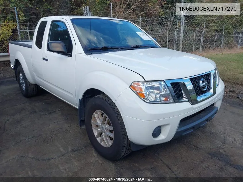 2020 Nissan Frontier Sv 4X2 VIN: 1N6ED0CEXLN717270 Lot: 40740824