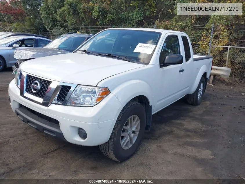 2020 Nissan Frontier Sv 4X2 VIN: 1N6ED0CEXLN717270 Lot: 40740824