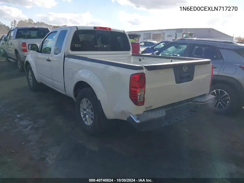 2020 Nissan Frontier Sv 4X2 VIN: 1N6ED0CEXLN717270 Lot: 40740824