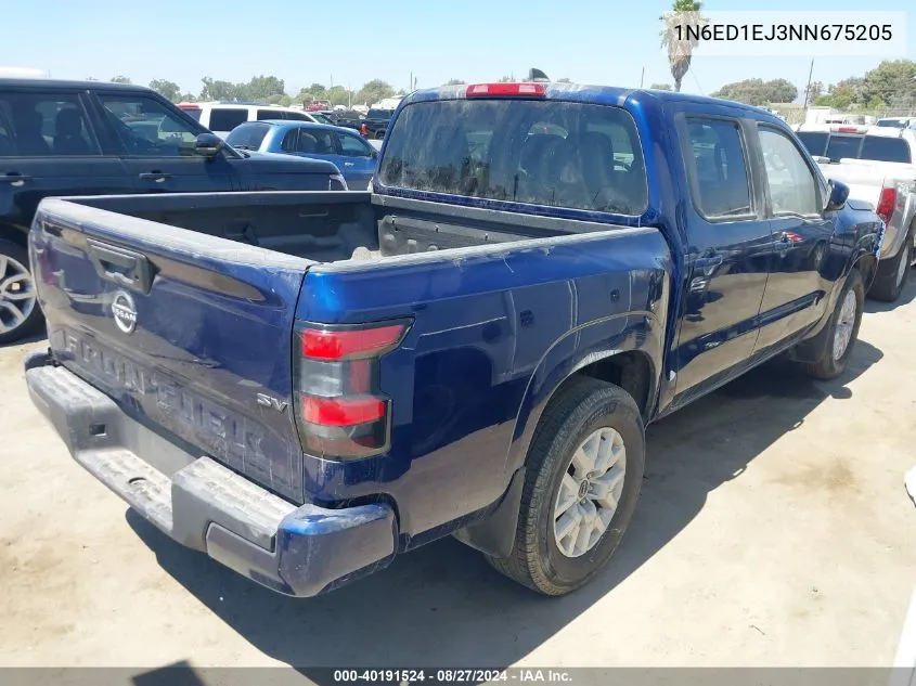 1N6ED1EJ3NN675205 2022 Nissan Frontier Sv 4X2