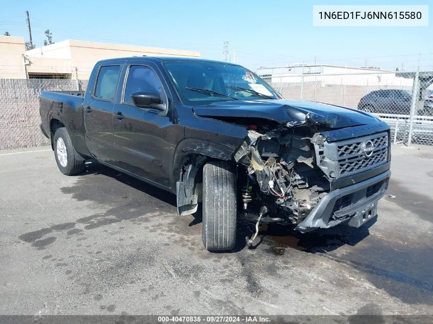 2022 Nissan Frontier Long Bed Sv 4X2 VIN: 1N6ED1FJ6NN615580 Lot: 40470835