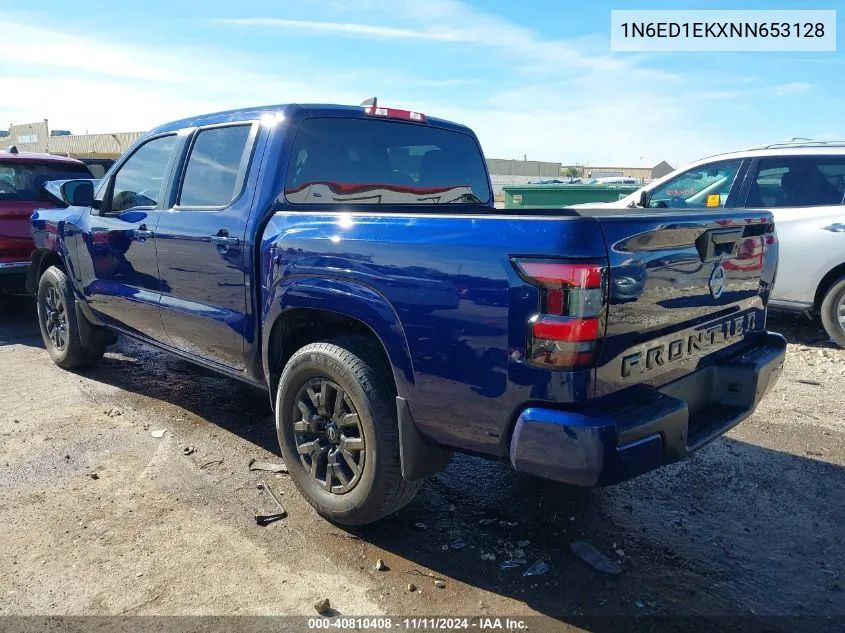 2022 Nissan Frontier Sv 4X4 VIN: 1N6ED1EKXNN653128 Lot: 40810408