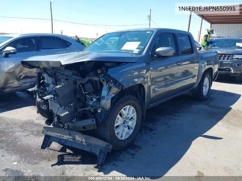 2023 Nissan Frontier Sv 4X2 VIN: 1N6ED1EJ6PN650995 Lot: 40412784