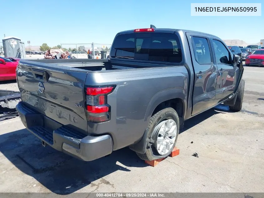 2023 Nissan Frontier Sv 4X2 VIN: 1N6ED1EJ6PN650995 Lot: 40412784