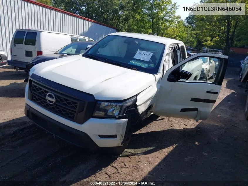 2024 Nissan Frontier S 4X2 VIN: 1N6ED1CL3RN646054 Lot: 40521322