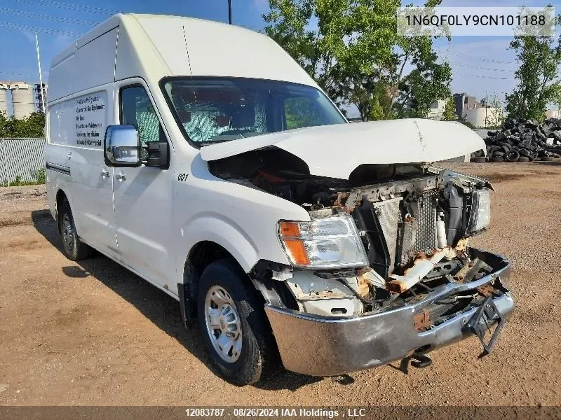 2012 Nissan Nv 2500 VIN: 1N6QF0LY9CN101188 Lot: 12083787