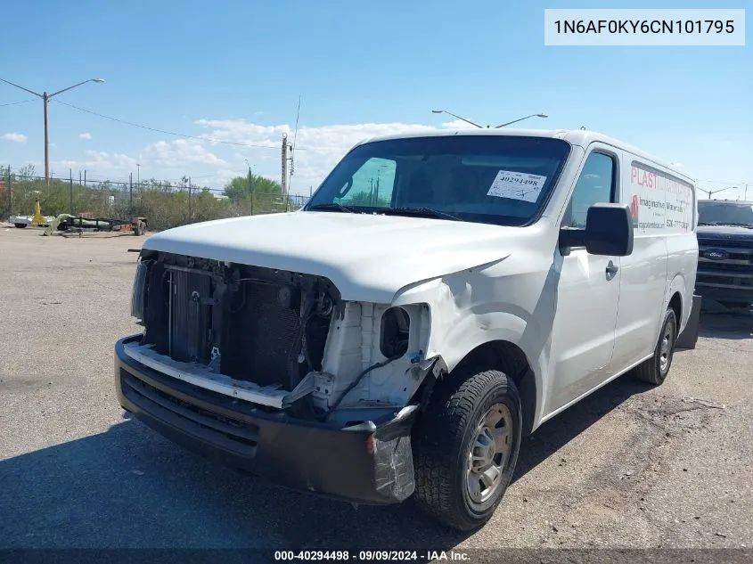 2012 Nissan Nv 2500 Nv2500 Hd S V8 VIN: 1N6AF0KY6CN101795 Lot: 40294498