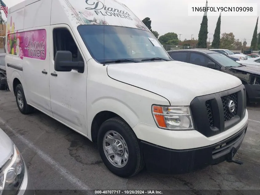 2012 Nissan Nv 2500 Nv2500 Hd S V6 VIN: 1N6BF0LY9CN109098 Lot: 40707717