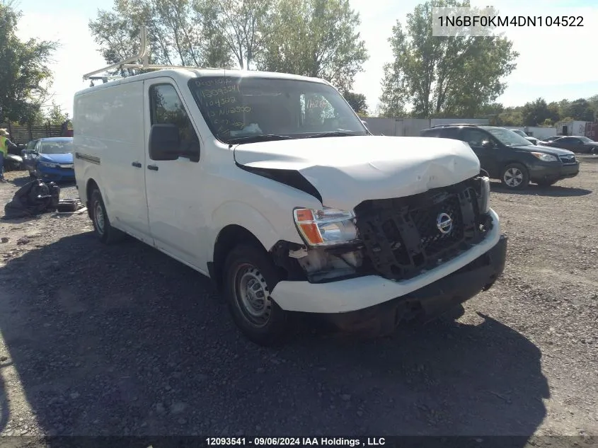 2013 Nissan Nv 1500/2500 VIN: 1N6BF0KM4DN104522 Lot: 12093541