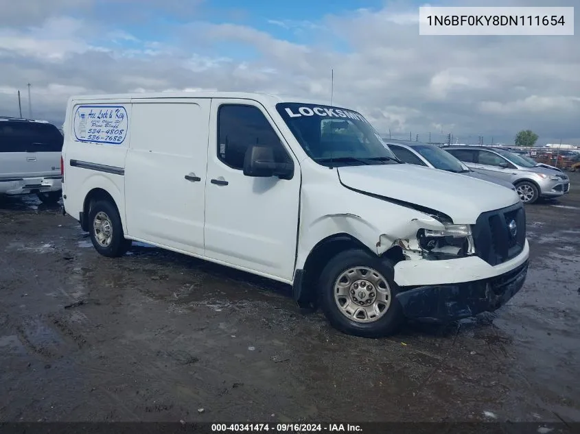 1N6BF0KY8DN111654 2013 Nissan Nv Cargo Nv2500 Hd S V6