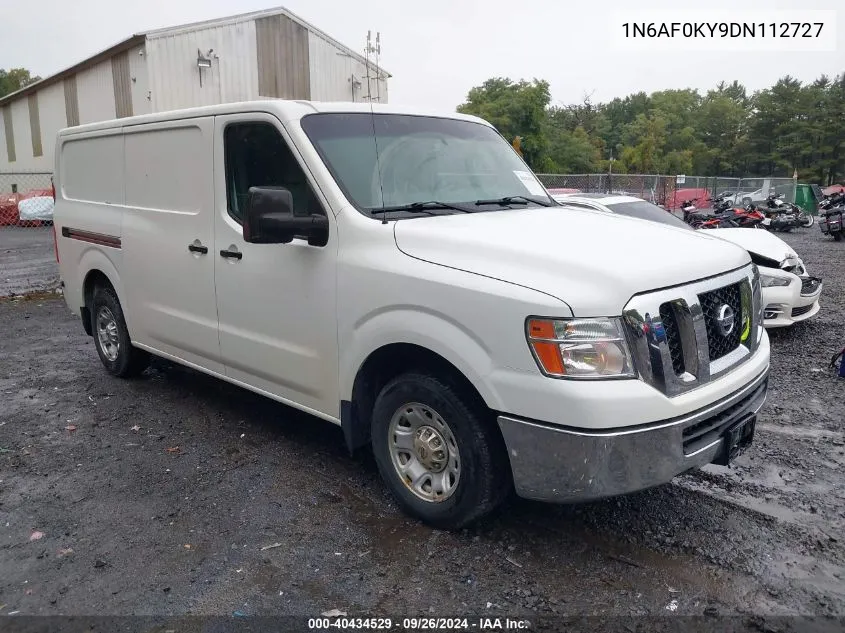 2013 Nissan Nv 2500/3500 VIN: 1N6AF0KY9DN112727 Lot: 40434529