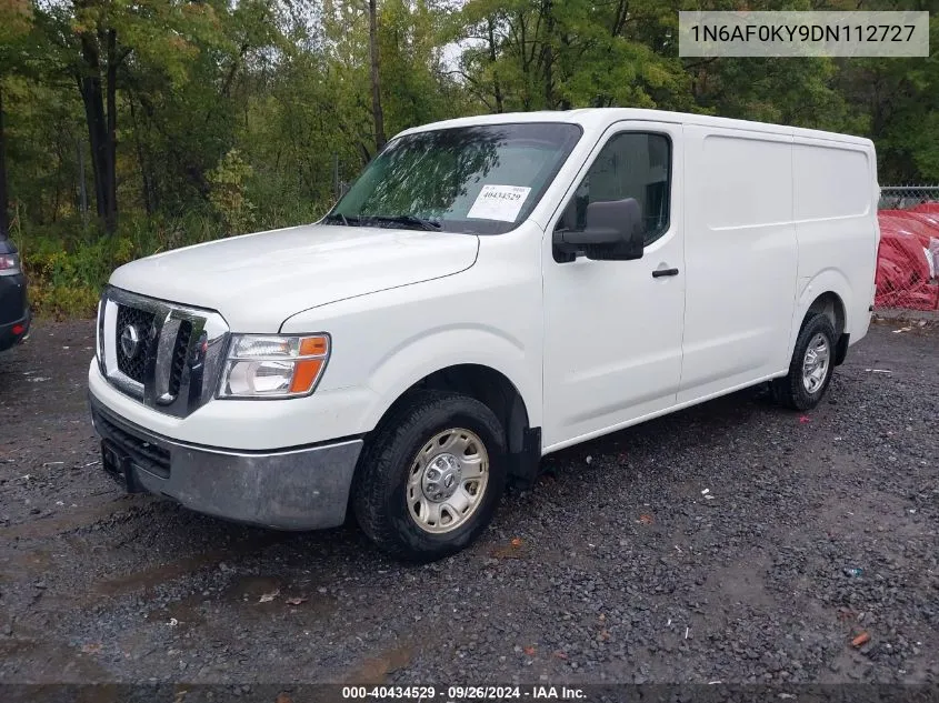 2013 Nissan Nv 2500/3500 VIN: 1N6AF0KY9DN112727 Lot: 40434529