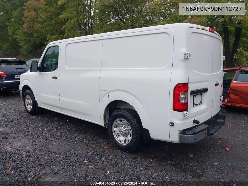 2013 Nissan Nv 2500/3500 VIN: 1N6AF0KY9DN112727 Lot: 40434529