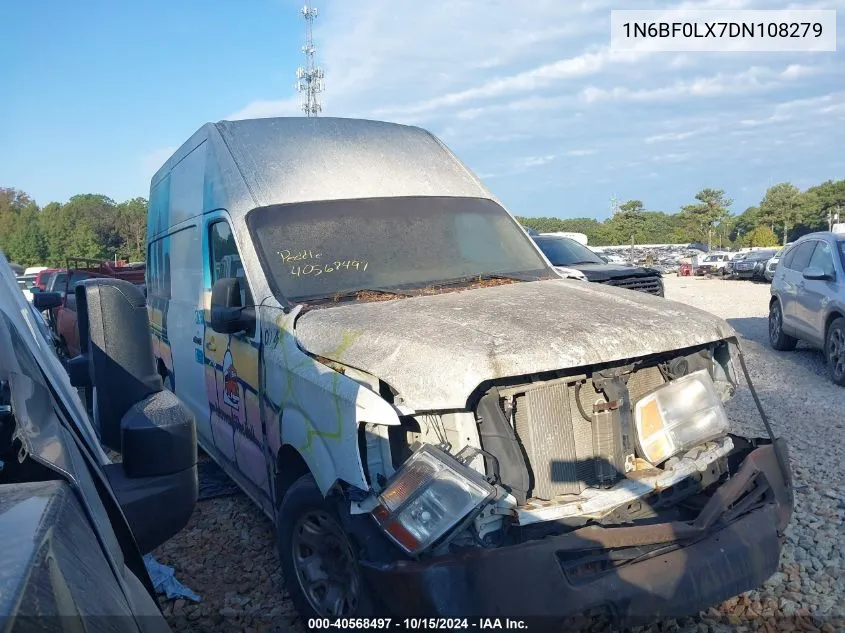 2013 Nissan Nv Cargo Nv2500 Hd Sv V6 VIN: 1N6BF0LX7DN108279 Lot: 40568497