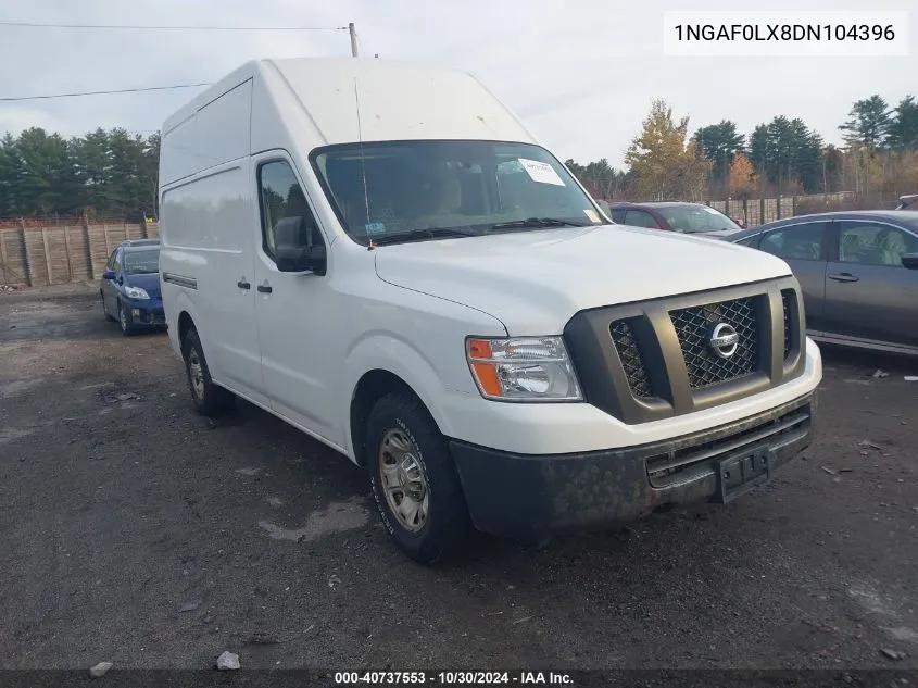 2013 Nissan Nv VIN: 1NGAF0LX8DN104396 Lot: 40737553