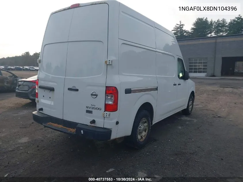 2013 Nissan Nv VIN: 1NGAF0LX8DN104396 Lot: 40737553