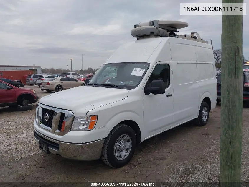 2013 Nissan Nv Cargo Nv3500 Hd Sv V8 VIN: 1N6AF0LX0DN111715 Lot: 40856389