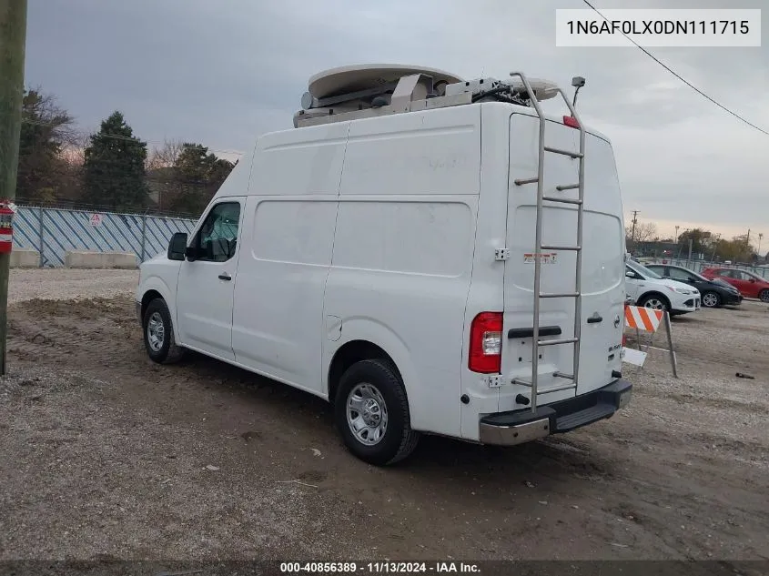 2013 Nissan Nv Cargo Nv3500 Hd Sv V8 VIN: 1N6AF0LX0DN111715 Lot: 40856389