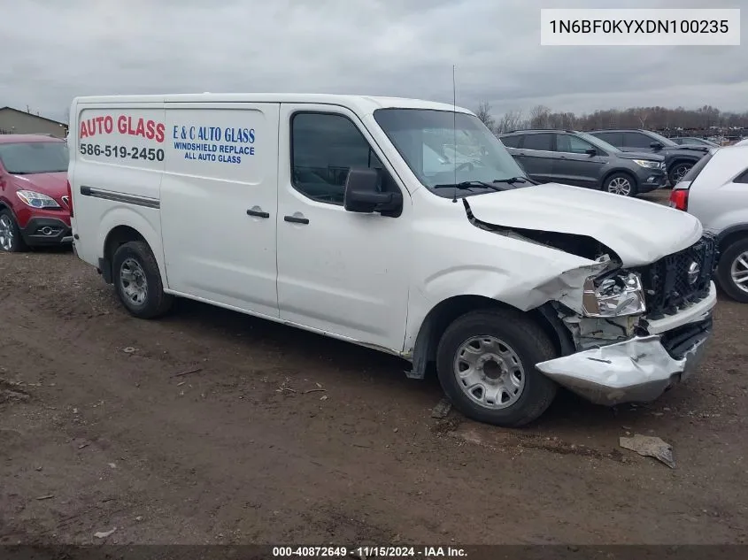 2013 Nissan Nv Cargo Nv2500 Hd Sv V6 VIN: 1N6BF0KYXDN100235 Lot: 40872649