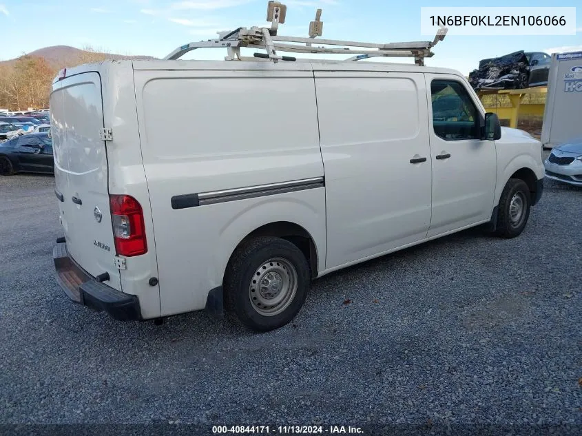 1N6BF0KL2EN106066 2014 Nissan Nv Cargo Nv1500 S V6