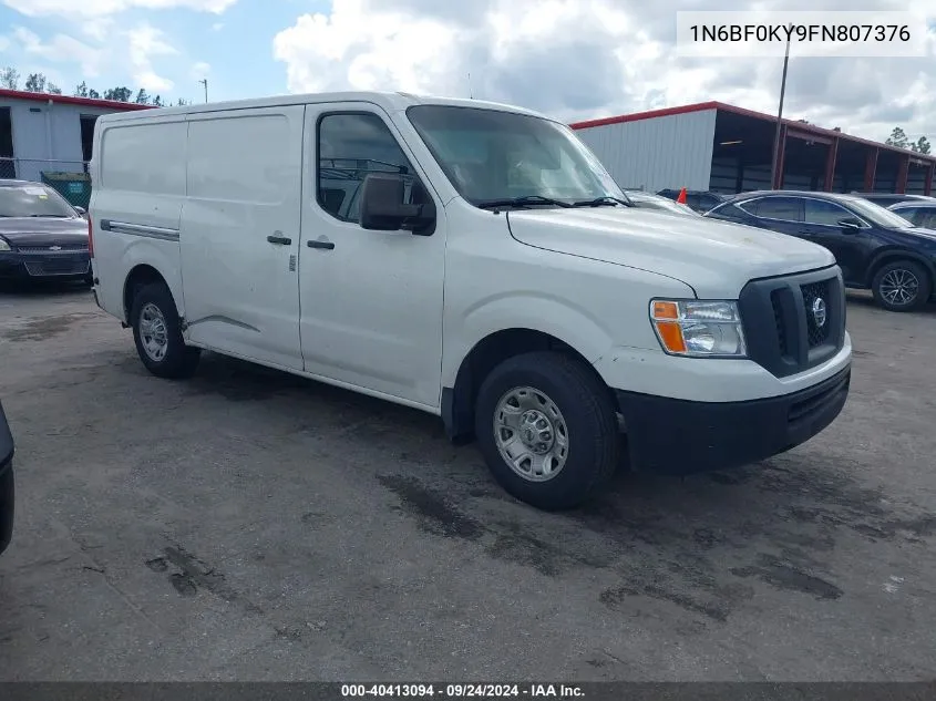 1N6BF0KY9FN807376 2015 Nissan Nv Cargo Nv2500 Hd Sv V6