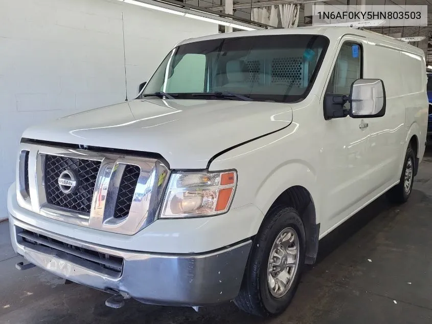 2017 Nissan Nv Cargo Nv2500 Hd Sl V8 VIN: 1N6AF0KY5HN803503 Lot: 40733497