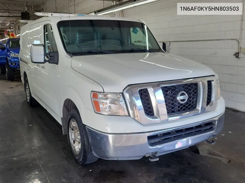 2017 Nissan Nv Cargo Nv2500 Hd Sl V8 VIN: 1N6AF0KY5HN803503 Lot: 40733497