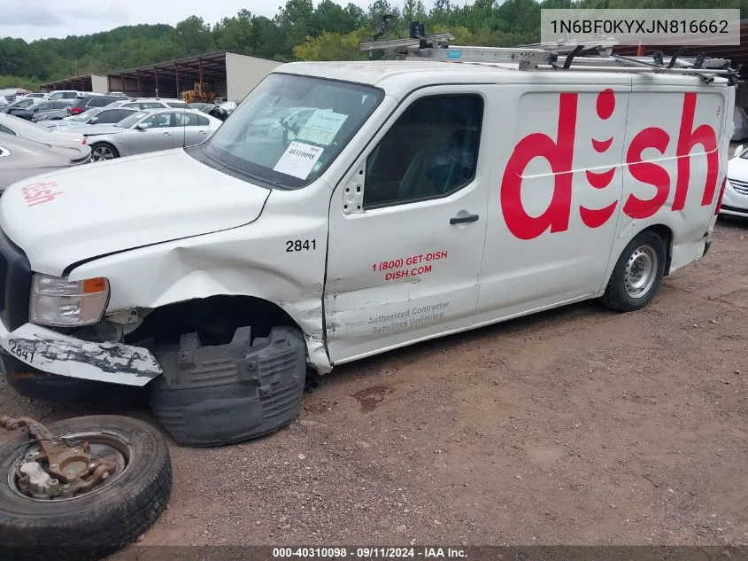 1N6BF0KYXJN816662 2018 Nissan Nv Cargo Nv2500 Hd S V6