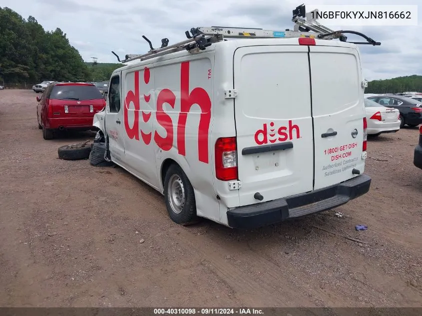 1N6BF0KYXJN816662 2018 Nissan Nv Cargo Nv2500 Hd S V6