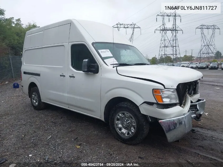 2018 Nissan Nv Cargo Nv3500 Hd Sl V8 VIN: 1N6AF0LY6JN811727 Lot: 40423754