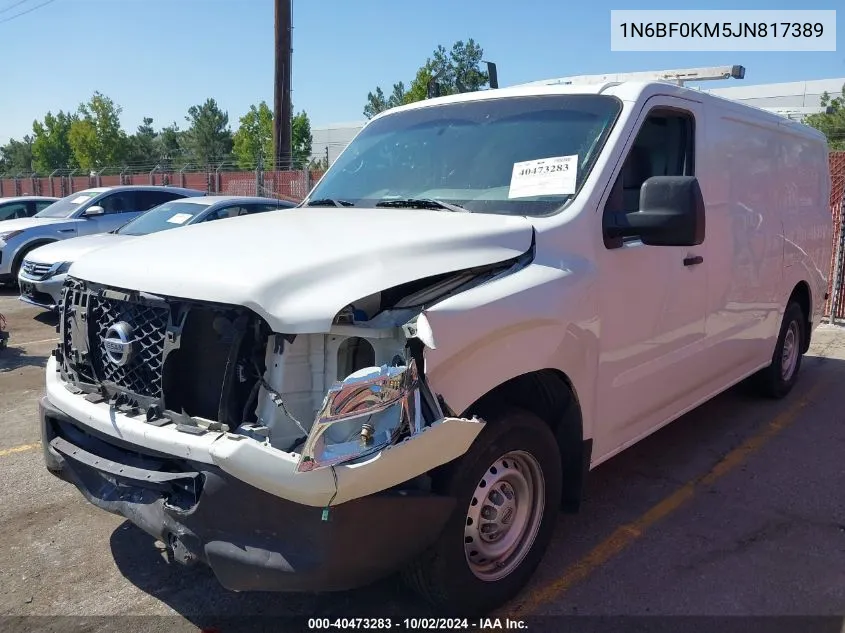 2018 Nissan Nv Cargo Nv1500 S V6 VIN: 1N6BF0KM5JN817389 Lot: 40473283