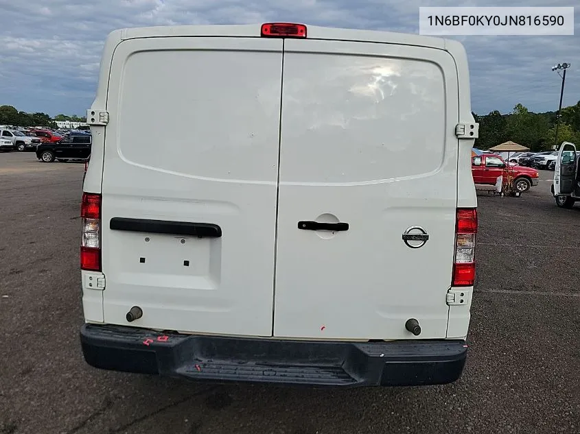 2018 Nissan Nv Cargo Nv2500 Hd S V6 VIN: 1N6BF0KY0JN816590 Lot: 40637674