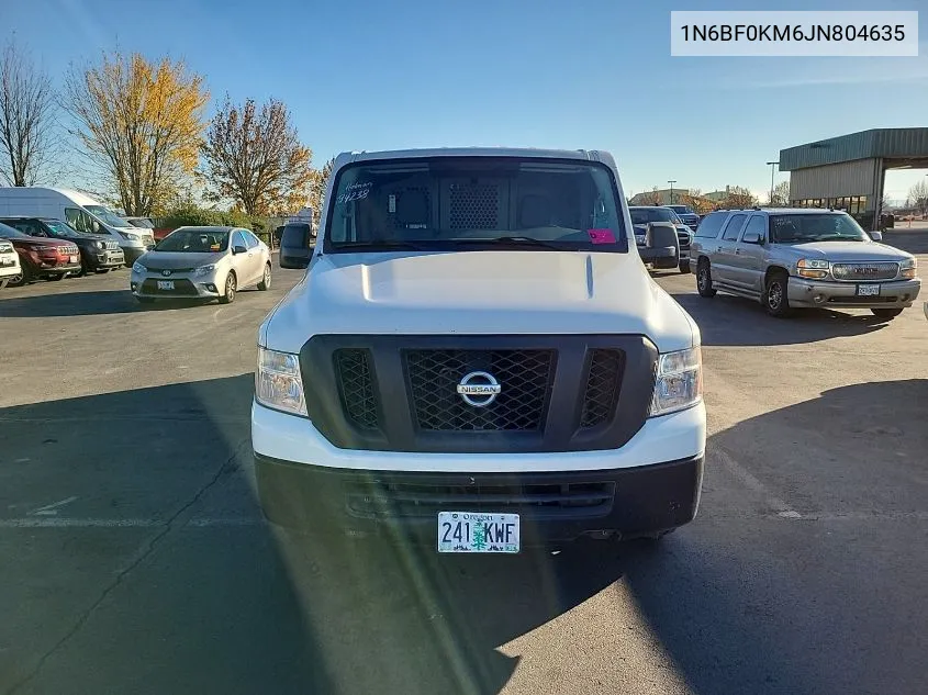 1N6BF0KM6JN804635 2018 Nissan Nv 1500 S/Sv/2500 S/Sv/Sl