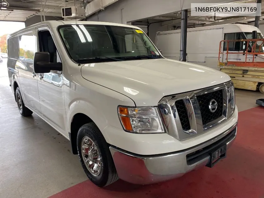 2018 Nissan Nv Cargo Nv2500 Hd Sl V6 VIN: 1N6BF0KY9JN817169 Lot: 40753935